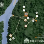 Map of Treehouse Lodge