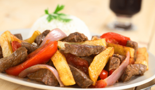 peruvian lomo saltado