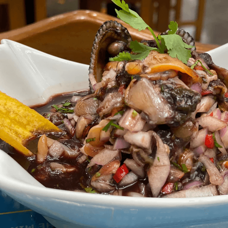 ceviche conchas negras