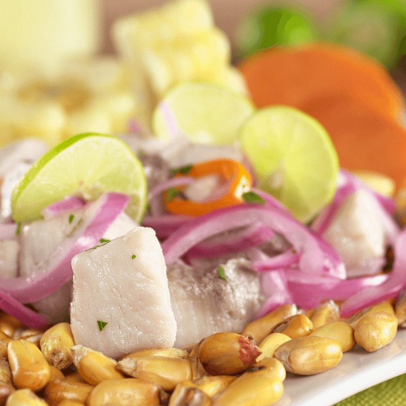 peruvian fish ceviche